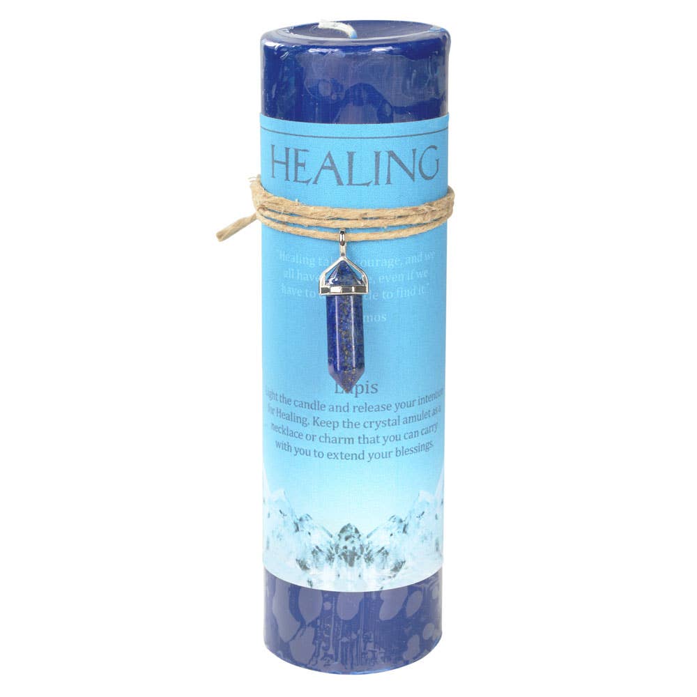 Benjamin International – wholesale Pillar candle – Crystal Energy Pendant Candle11