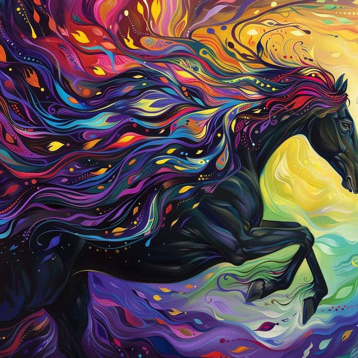 Crin Cósmica para venta al por mayor de Paint with Number