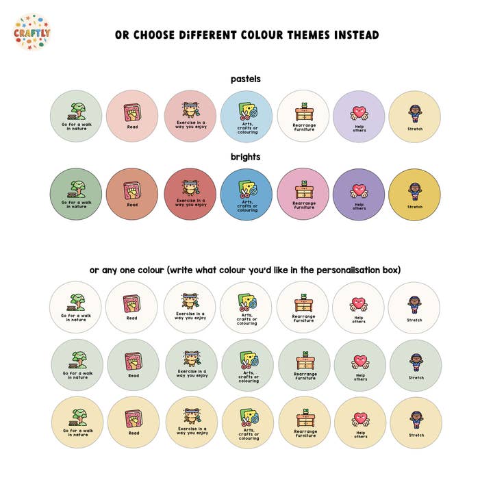 Craftly Ltd - Wholesale Keychain - Unisex - Autism Coping Strategies Keyring for Adults and Kids4