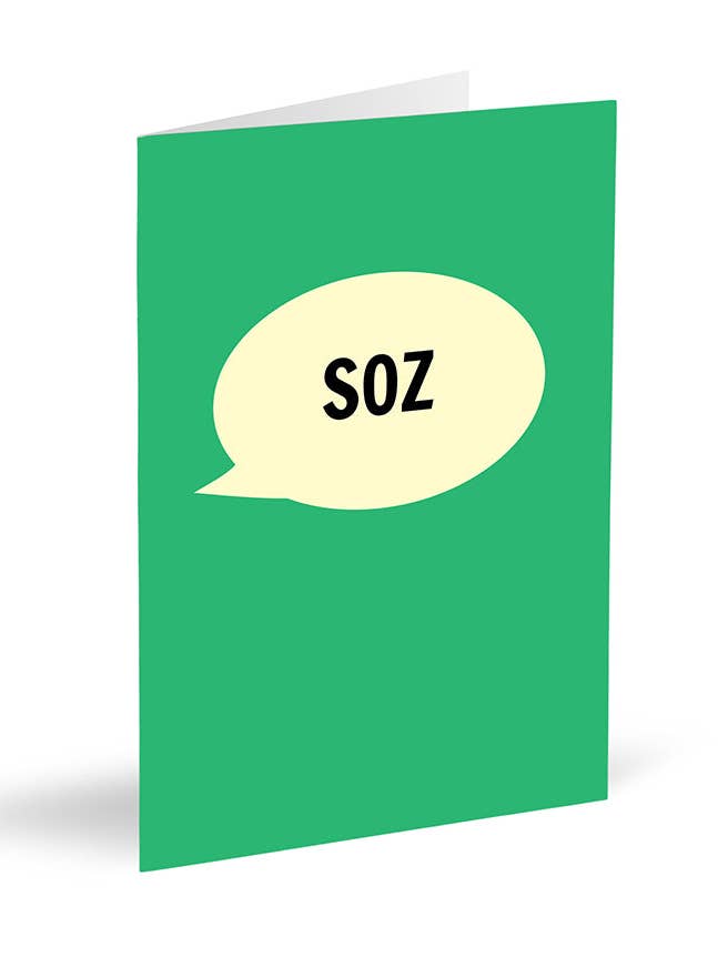 Soz Card for wholesale by Dialectable