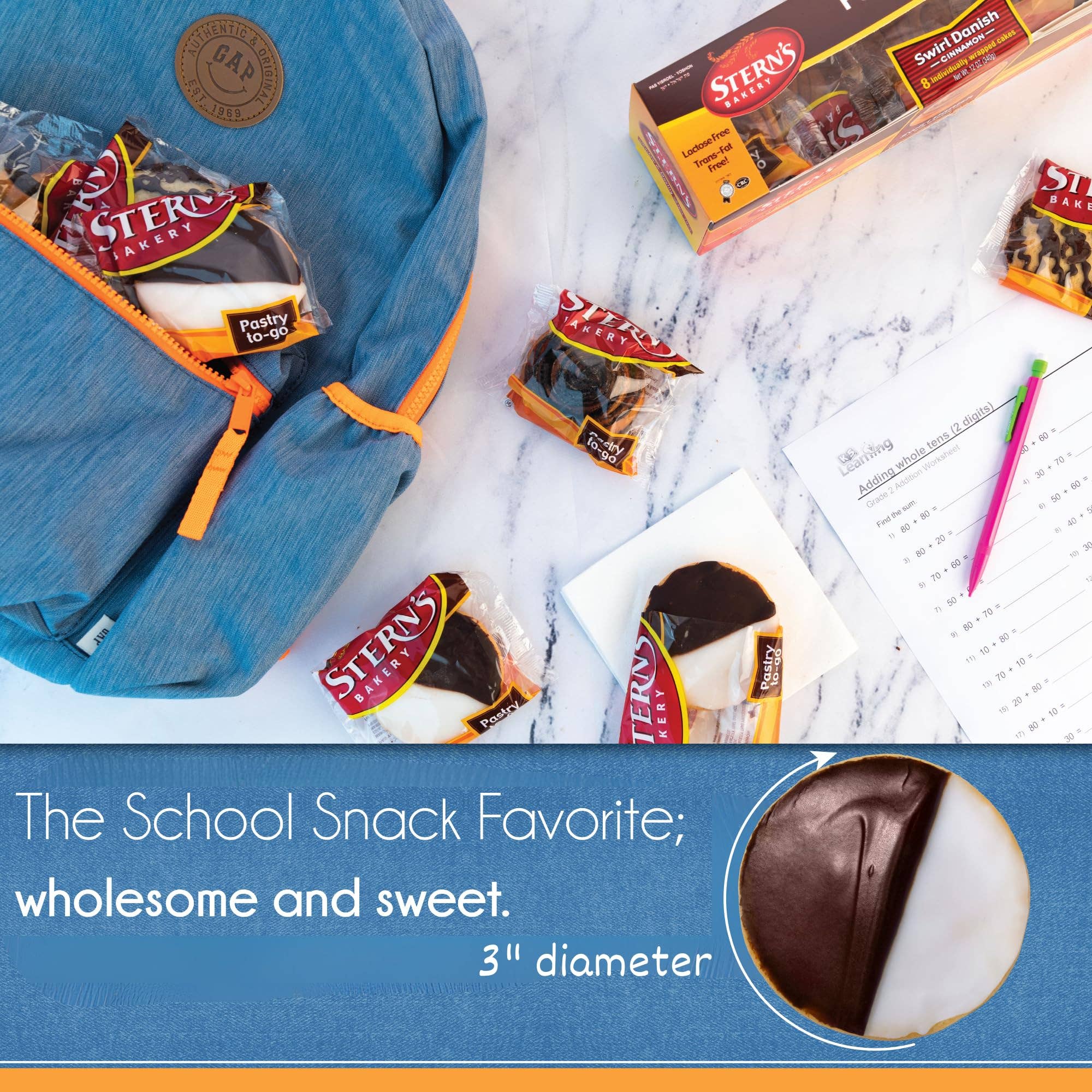 Stern's Online - Wholesale Cookie - Black & White Cookies | 90 Individually Wrapped Cookies 6