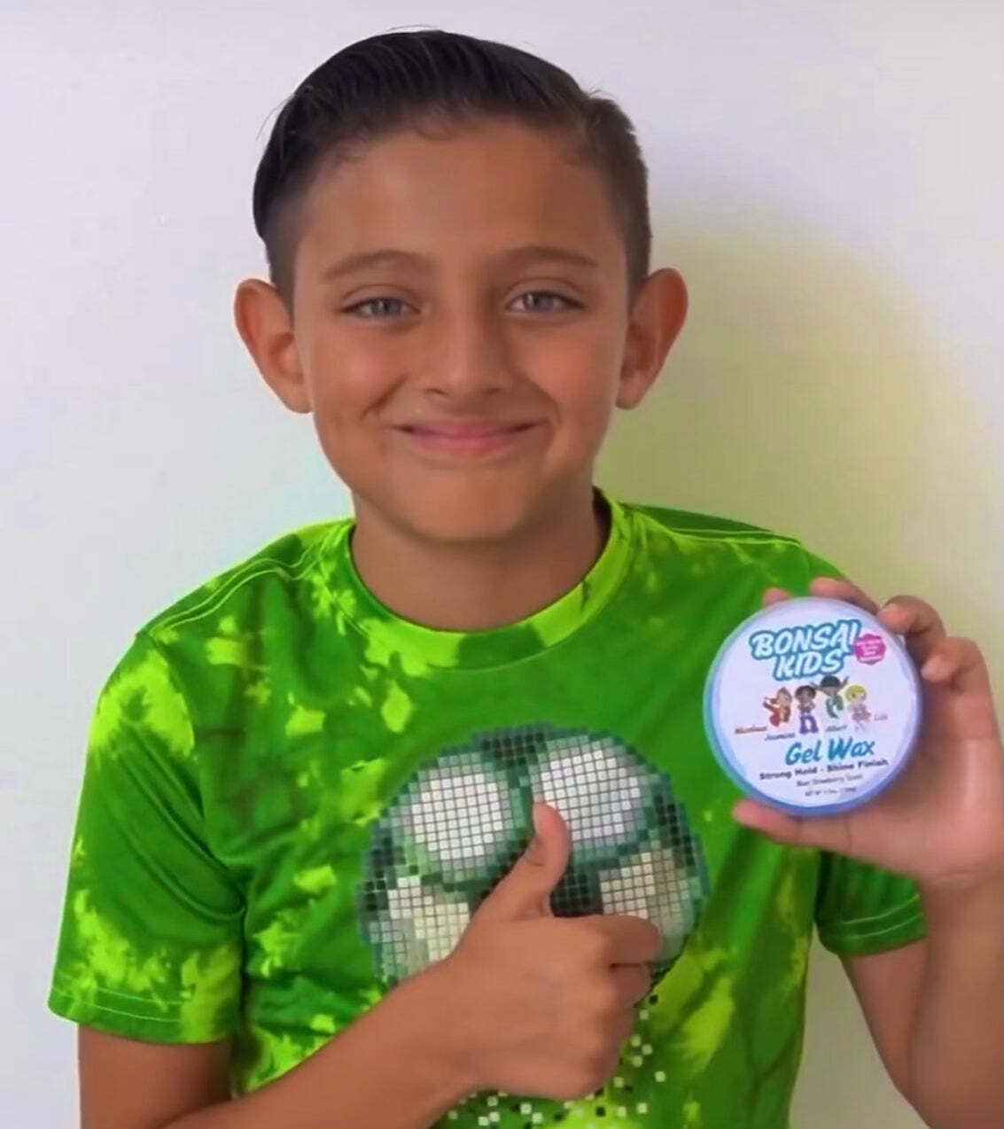 Bonsai Kids Hair Products – Engroshandel Hårstyling gel/mousse – Gelvoks til børn og småbørn 3,5 oz til hurtig og nem styling - A7