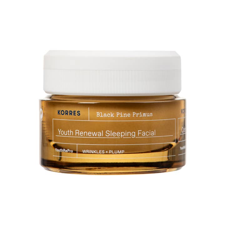Black Pine Primus Youth Renewal Sleeping Facial for wholesale by KORRES USA LTD
