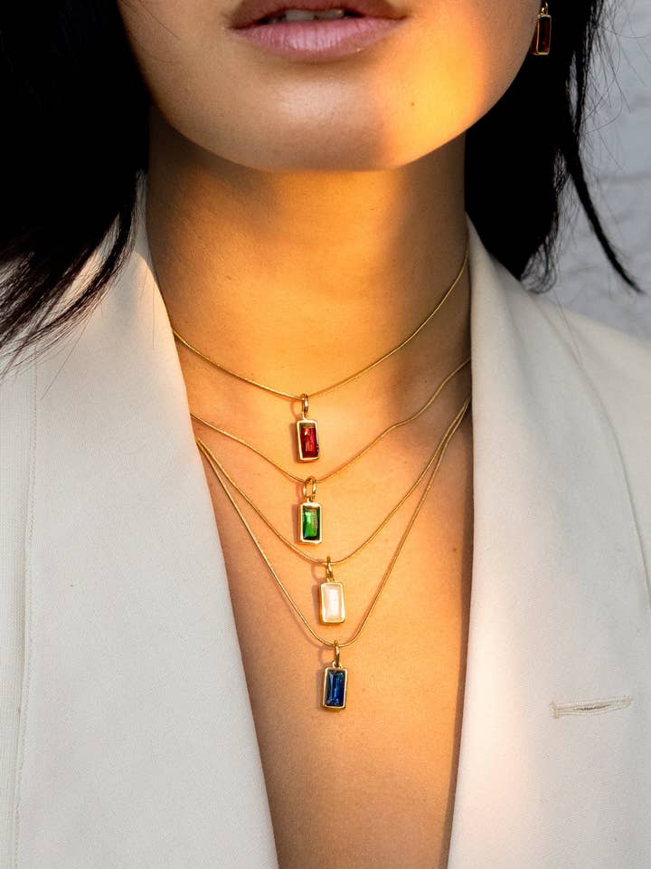 Vanessa Necklace - 18K Gold Plated for wholesale by Peter and June