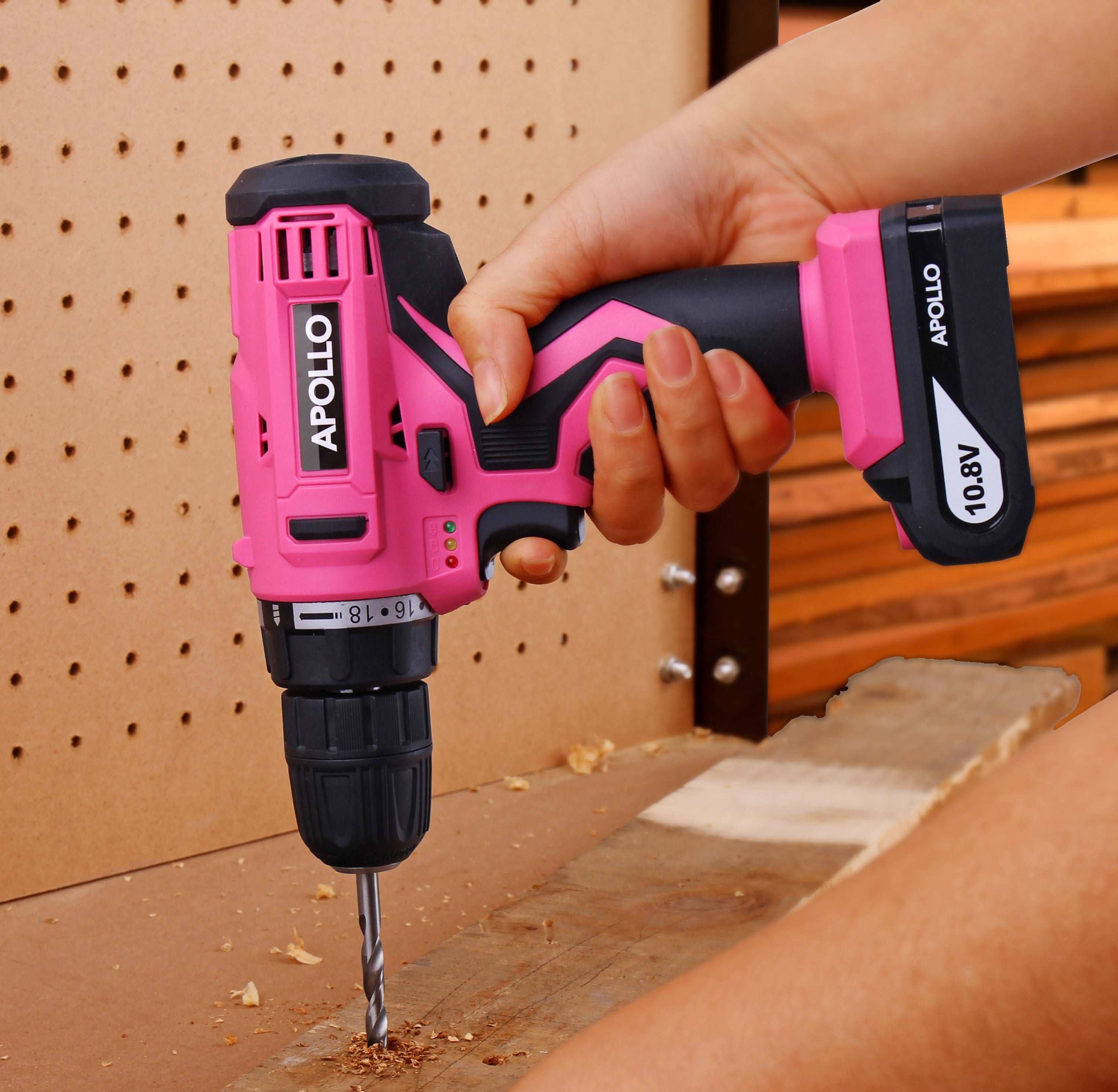 Apollo Tools - Wholesale Small/Handheld Appliance - 10.8 Volt Lithium-Ion Cordless Drill with 30 Piece Accessory9