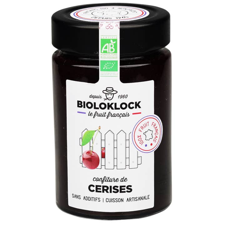 Cherry jam 230g for wholesale by Bioloklock