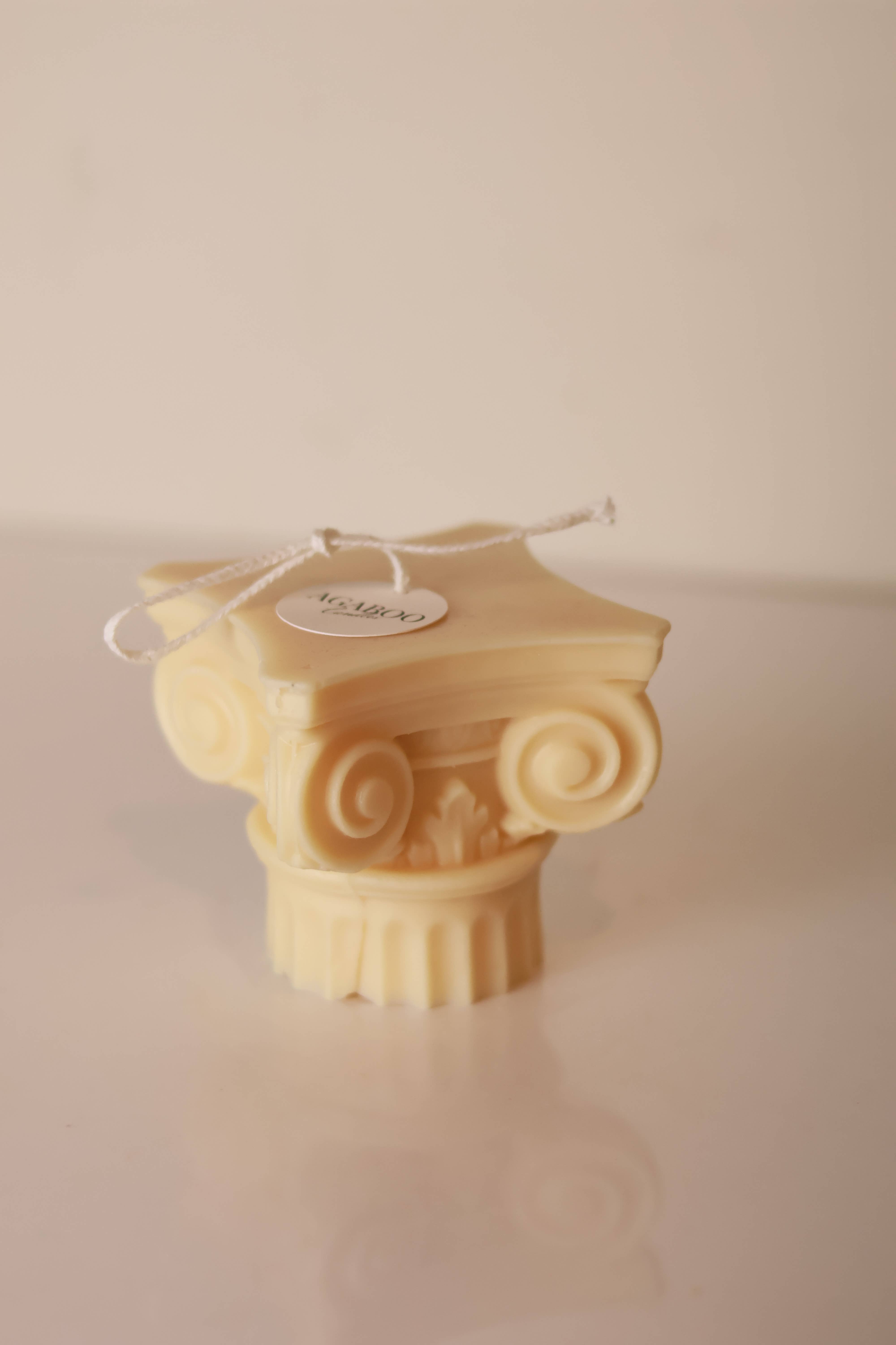Agaboo Candle - Wholesale Novelty Candle - Roman Column Candle 3-1/4x3-3/4in - Sculptural7