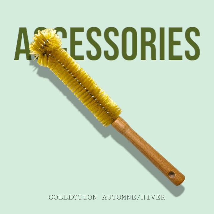 Brosse à bouteille en bambou - ÉDITION LIMITÉE pour la vente par Aleppo Savon