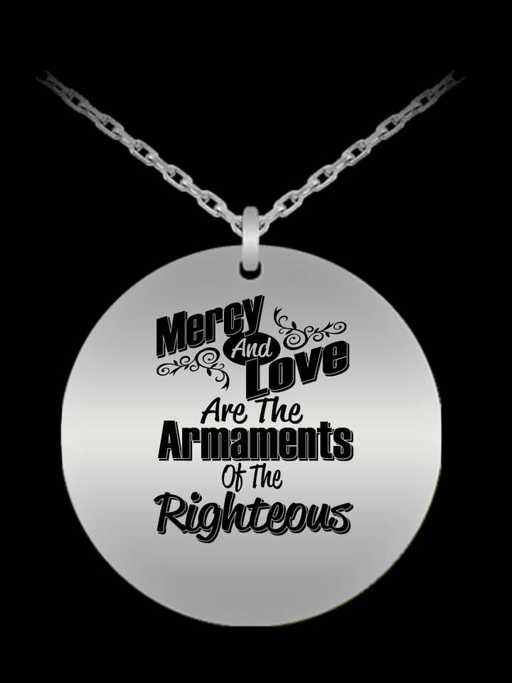 Wisecrack Design Gifts collar con colgante redondo grabado con láser MLAR chapado en oro de 18 quilates o acero inoxidable para venta al por mayor de Wisecrack Designs