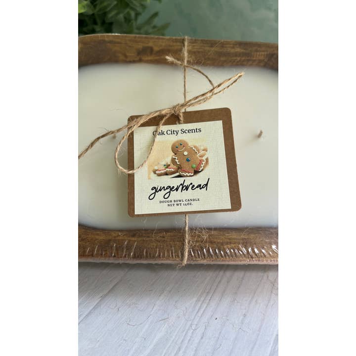 Oak City Scents - Wholesale Jar/Filled Candle - Dough Bowl Candle 14 oz. Ready to Gift 24