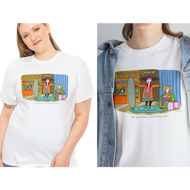 Pet Hair. - T-Shirts (Classic or Women's Fitted) for wholesale by Graham Sale