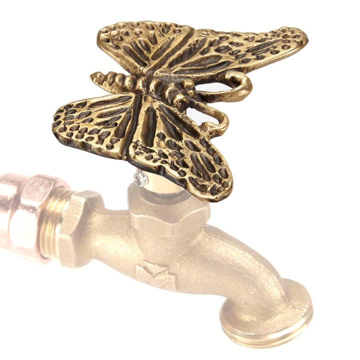 Festive Faucets - Wholesale Outdoor Ornament/Decor - Festive Faucets Butterfly Decorative Outdoor Faucet Handle