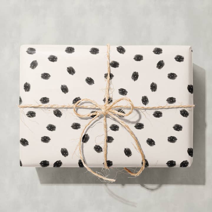 Folha de papel para embrulho Parcel Polka por atacado de Winsome Parcel