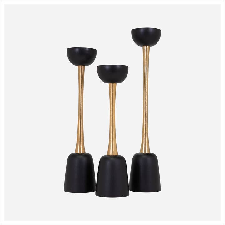 Baltaire Candleholders -Set 3 for wholesale by Kavana Decor by The Import Collection