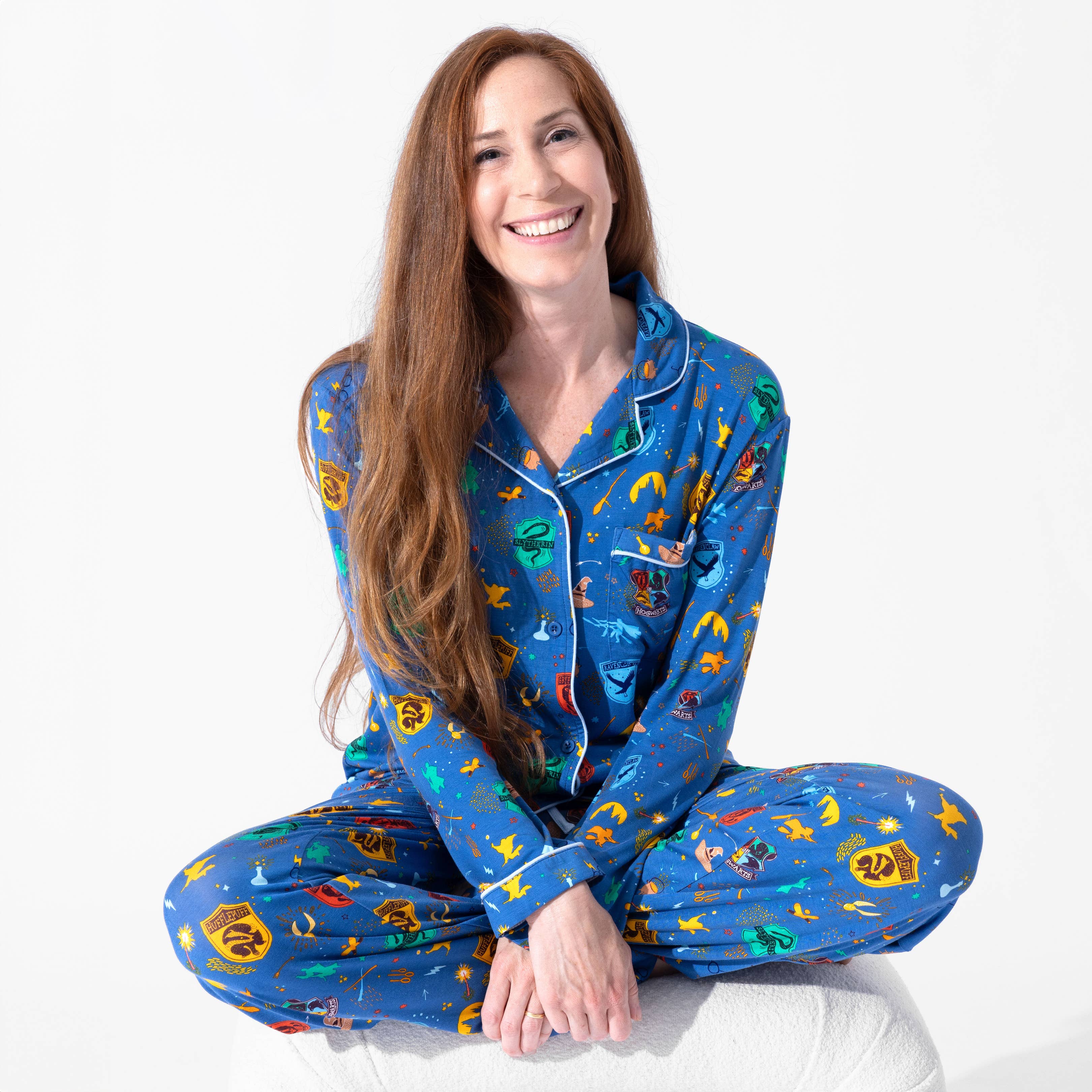 Bellabu Bear - Wholesale Sleepwear Set - Women's - Harry Potter House Pride Bamboo Women's Pajama Set1