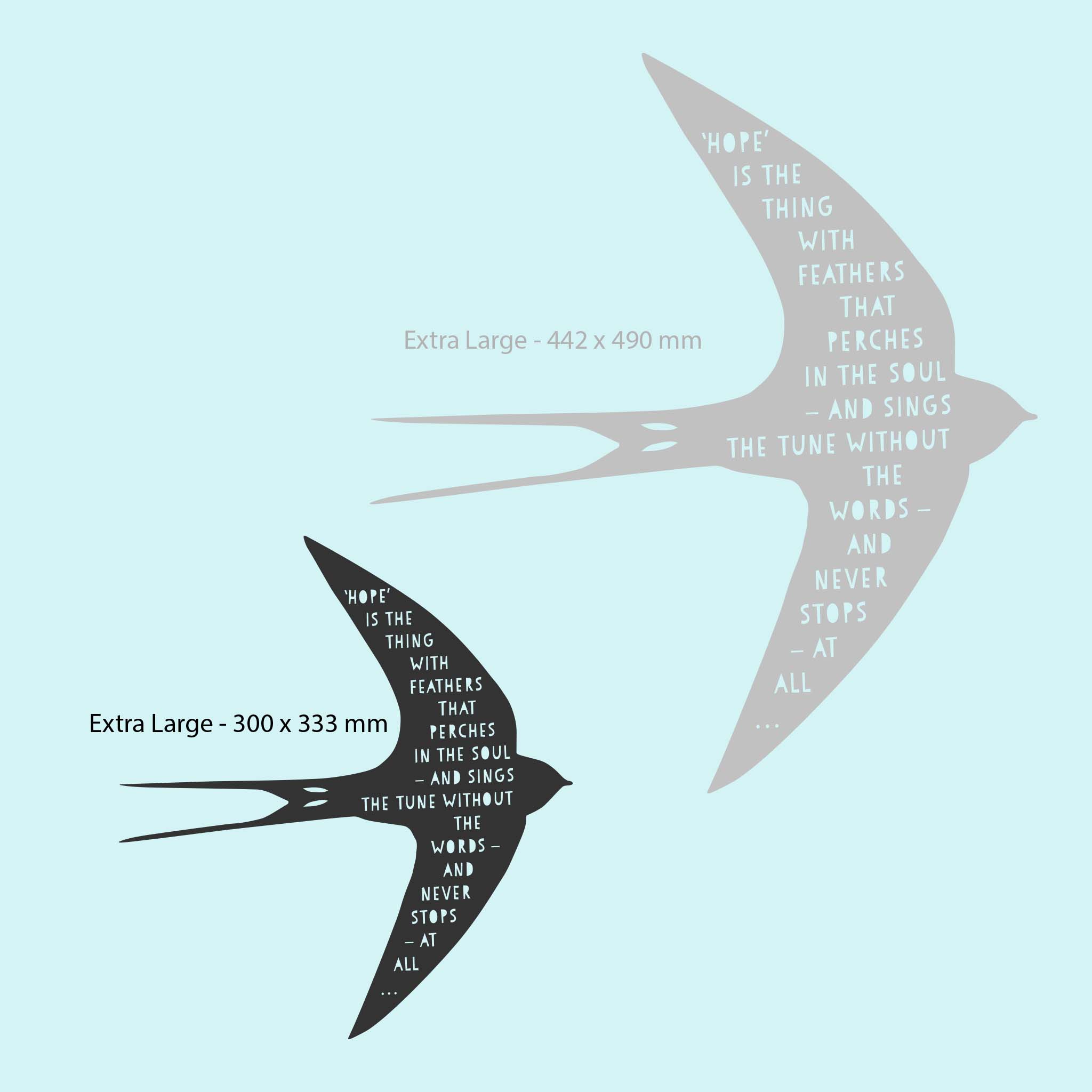 A Blackbird Sang – wholesale Wall Accent – Bird - Swallow15