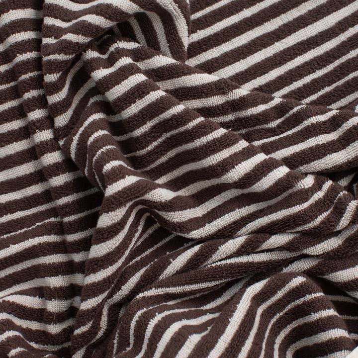 Hand Towel - Salento Stripe Affogato for wholesale on Faire