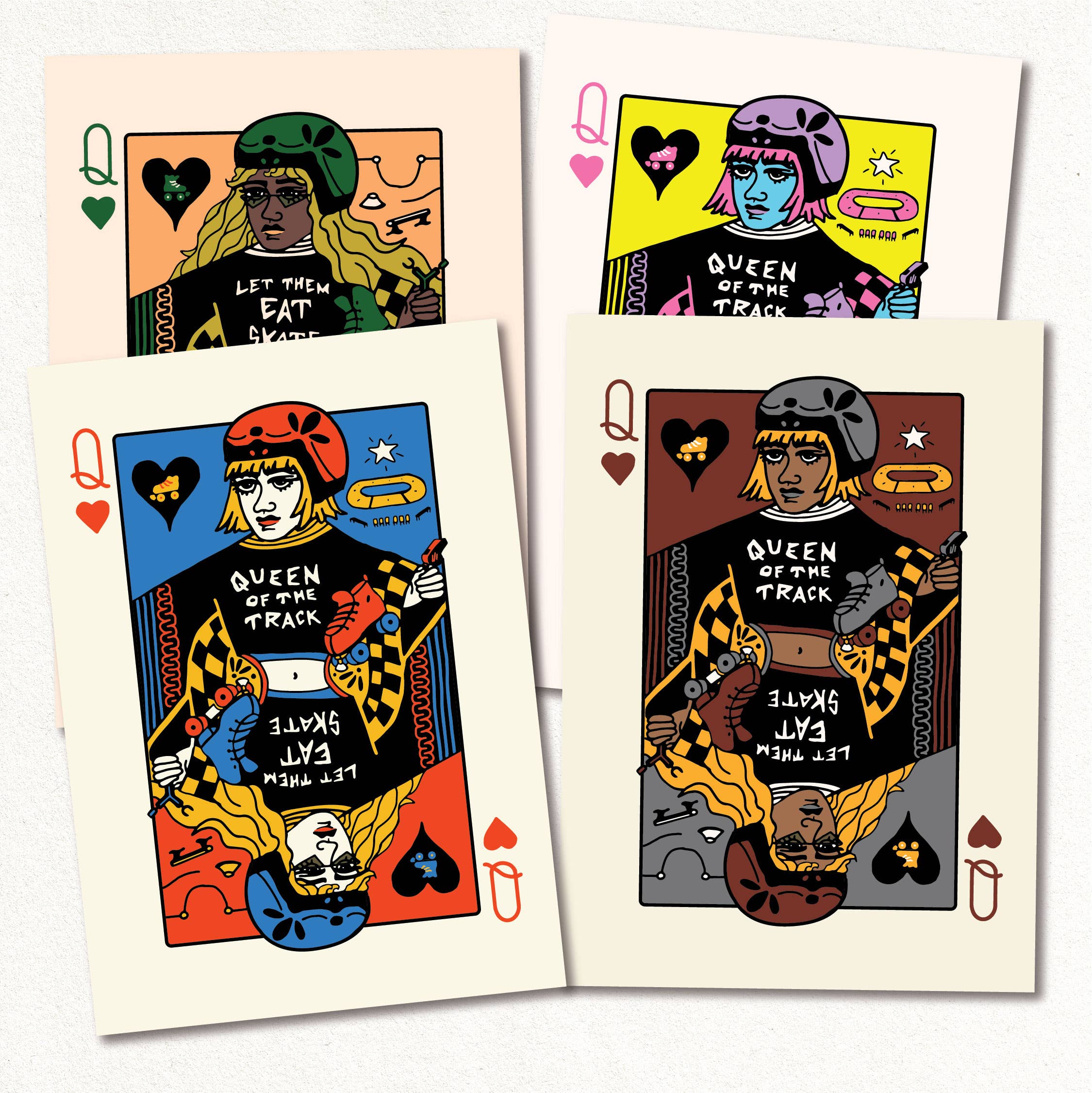 Create & Skate Factory - Wholesale Art Print - Queen of Skates Art Print6