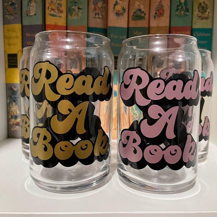 Mickee Mariee - Wholesale Drinking Glass/Cup - Custom Logo 16 or 20 oz Iced Coffee Cup - Glass Beer Can