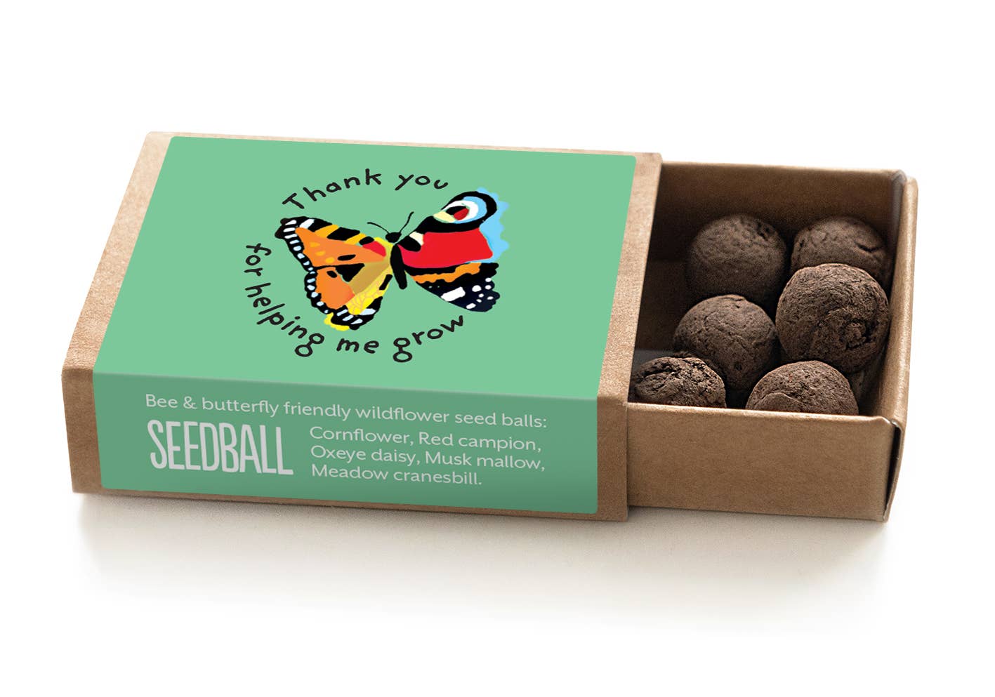 Seedball – wholesale Thank you card – "Thank You” Teacher Wildflower Seedboxes 6