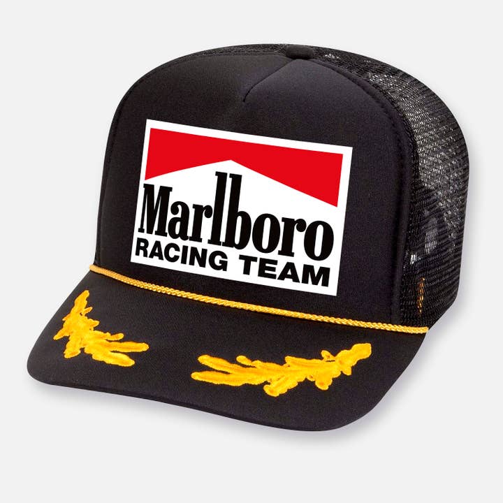 Webig Moto Company - Wholesale Trucker Hat - Unisex - MARLBORO BRANDED RACE TEAM HAT