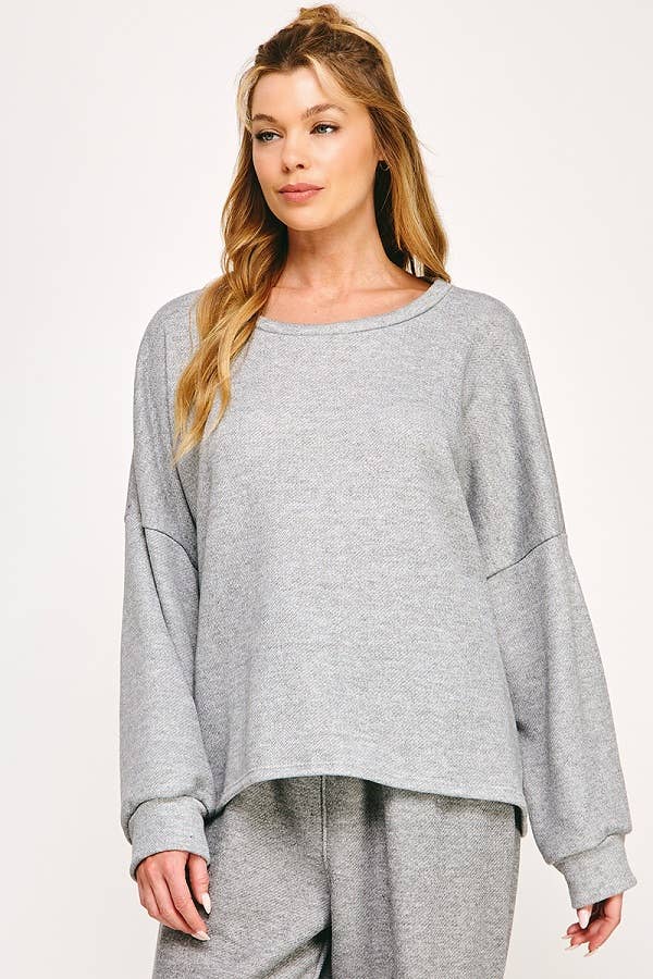 Chris & Carol Apparel - Wholesale Lounge Top - Women's - 223118T-Oversize Comfortable top2