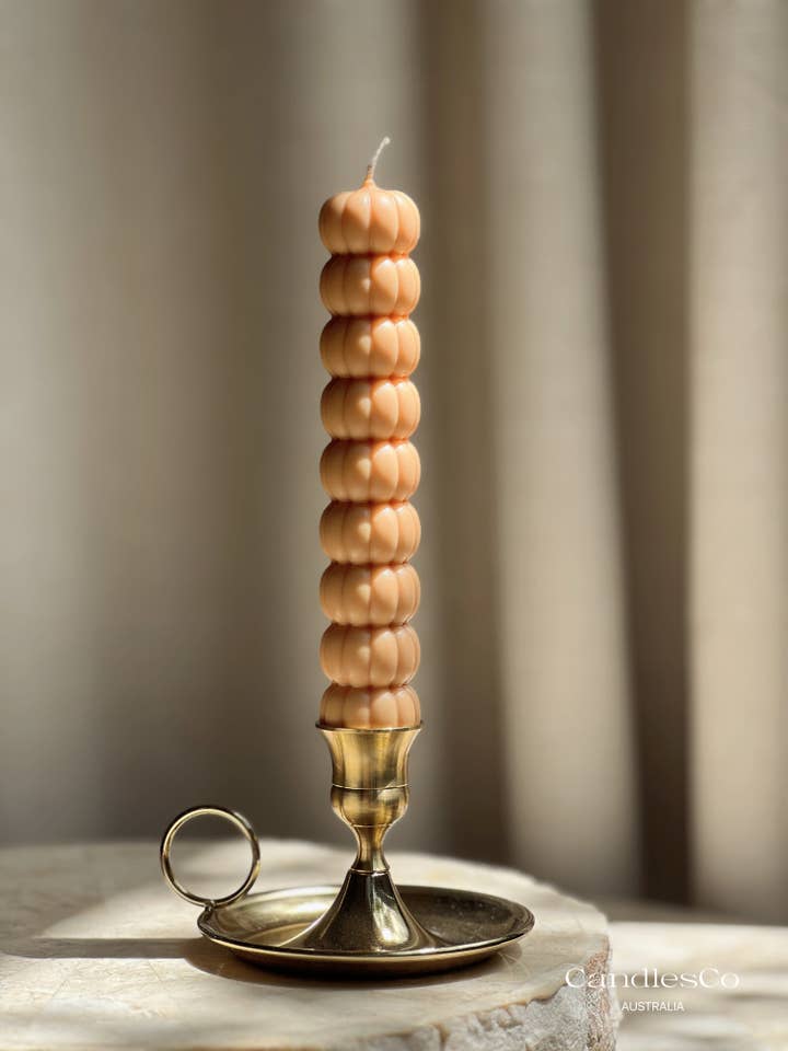Pumpkin Taper Candle for wholesale by CandlesCo Australia
