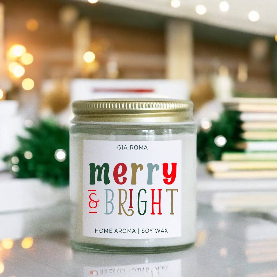 Gia Roma - Wholesale Jar/Filled Candle - Funny Christmas Candle Gifts, Soy Holiday Scented Jar Candle23