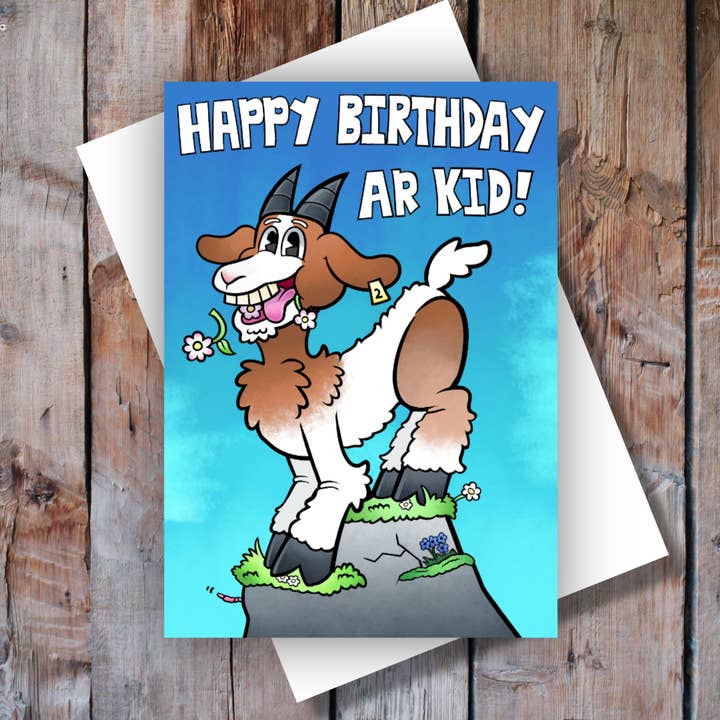 Carte d'anniversaire pour enfant ! pour la vente par Black Country Cards