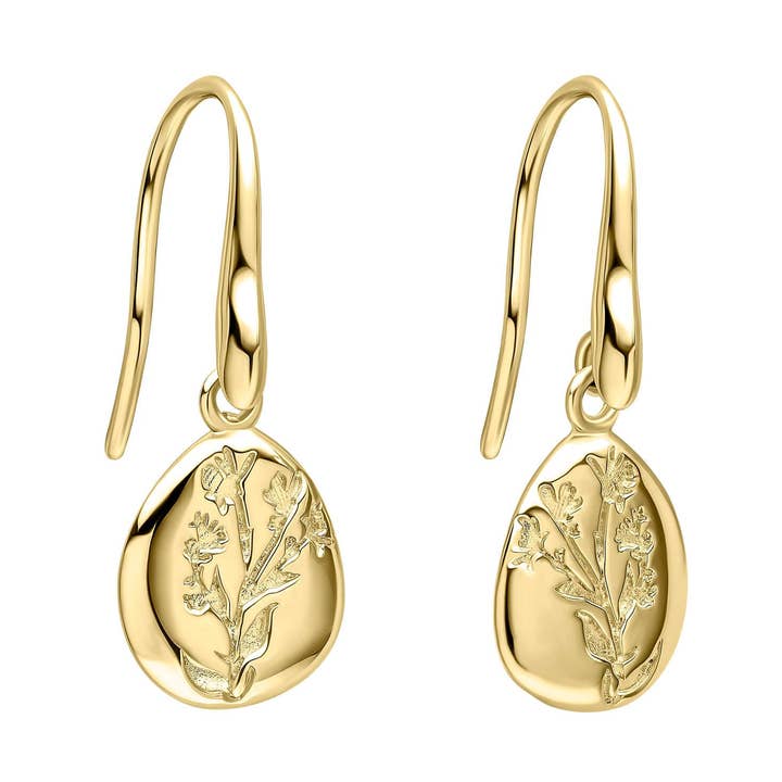 Laura Ashley Farlington Flowers Hook Earrings for wholesale by Laura Ashley Jewellery