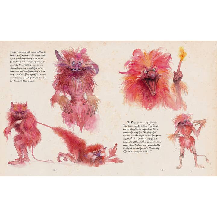 Insight Editions - Wholesale Book - Adult - Labyrinth: Bestiary - A Definitive Guide to the Creatures of the Goblin King's Realm