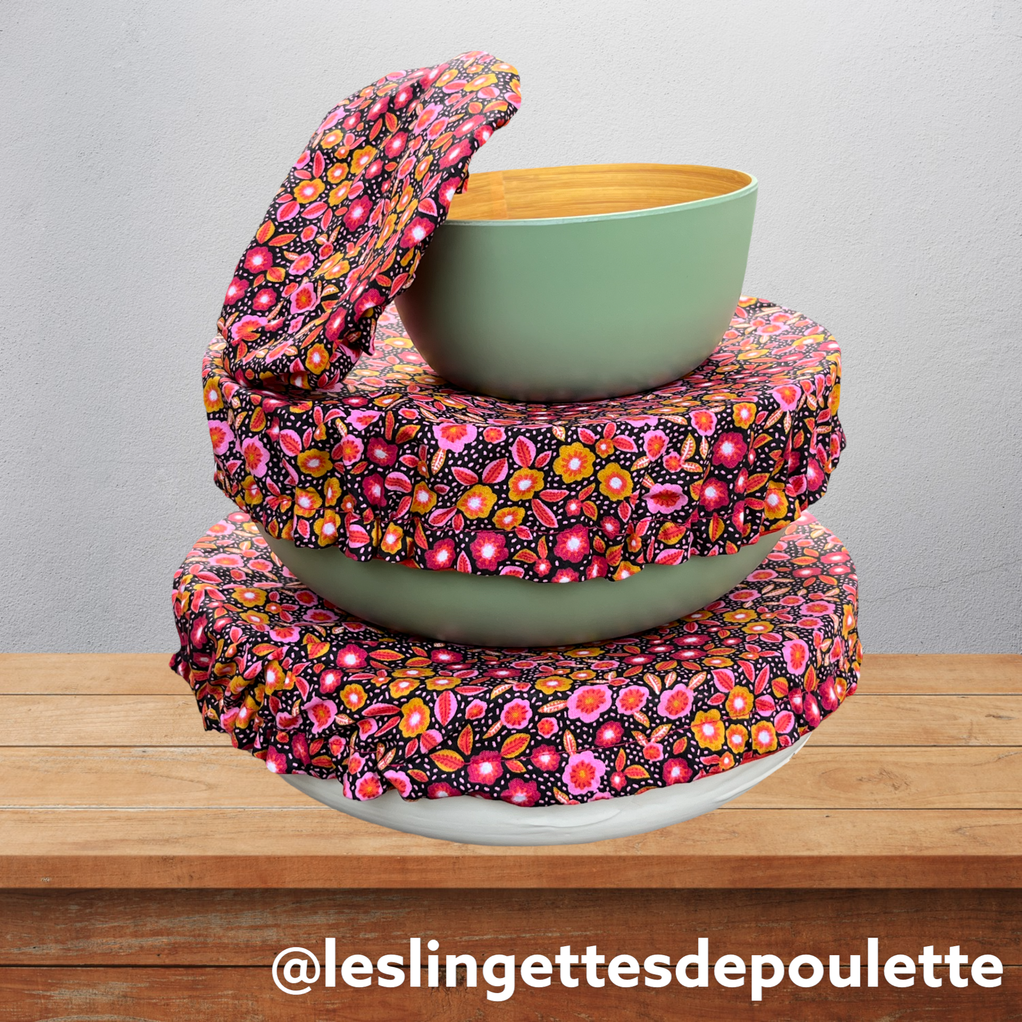 Les Lingettes De Poulette - Wholesale Food Storage Wrap/Bag - Food charlottes/ washable flatcovers6