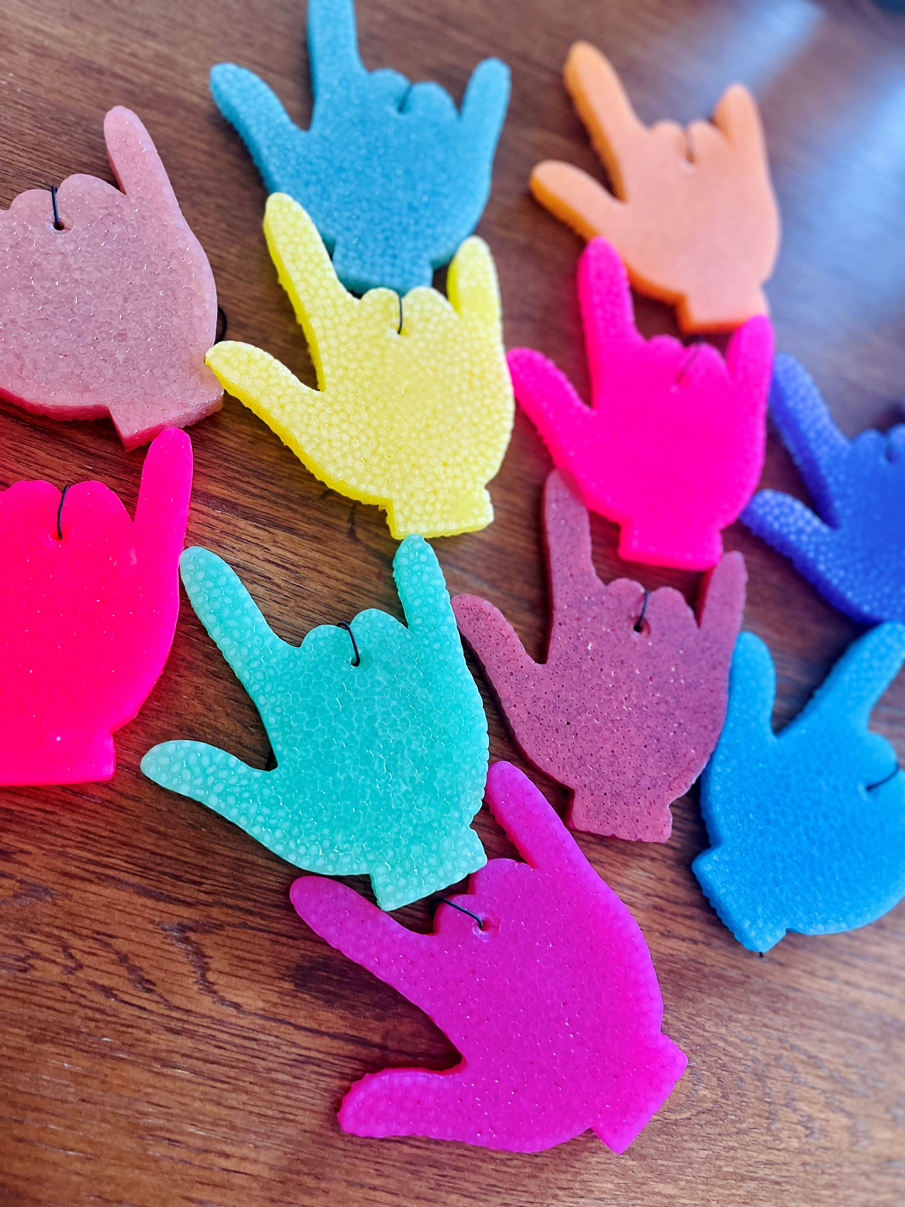 Stay Fresh’ies Air Fresheners - Vente Désodorisant pour voiture – femme - Je t'aime Car Freshie1