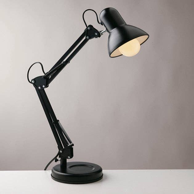 Gruppo F.T - Wholesale Accent/Desk Lamp - Architect reading lamp, with adjustable metal arm and diffuser and the possibility of fixing on a table. (1XE27)0