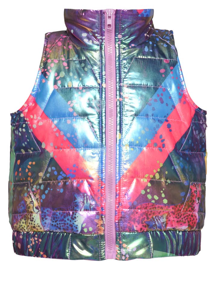 GILET A SBUFFO STAMPATO per la vendita all'ingrosso da parte di Hannah Banana , Baby Sara