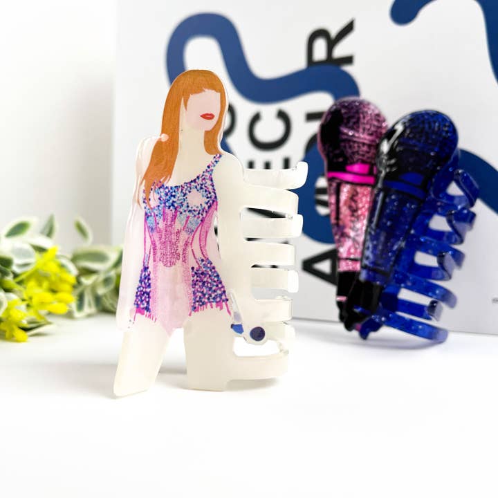 Beautiful Taylor Hair Clip,Acetate Claw Clip for wholesale by TheDivaSoap