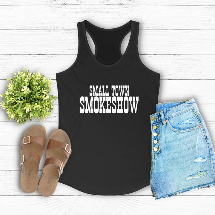 Smalltown Smokeshow Tank Top for wholesale by Wild & Wanted
