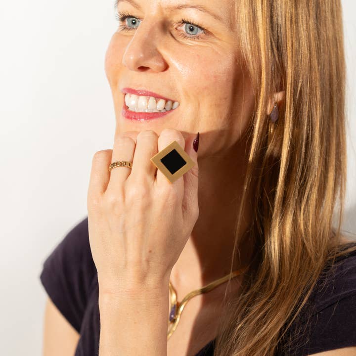 Kuba Goldring für den Großhandel von nostalgique NYC