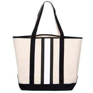 8871 Windward Large Cotton Canvas Classic Boat Tote