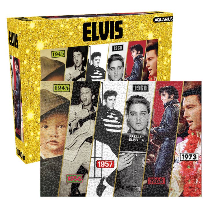 William Valentine Collection - Wholesale Puzzle – Adult - Elvis Timeline 1000pc Puzzle