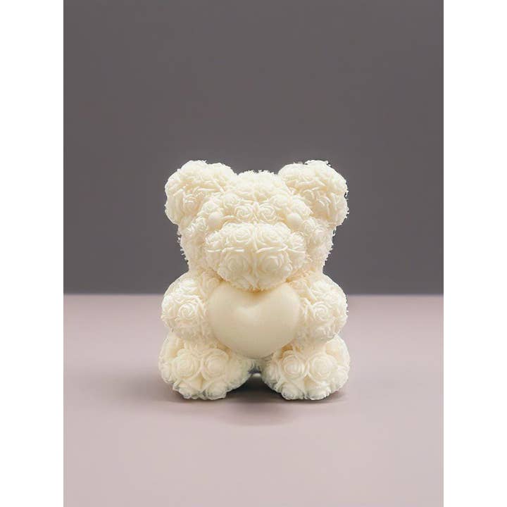 Karly’s Candles - Wholesale Novelty Candle - Rose Teddy Bear Candle - Valentine's, Mother's Day Gift1