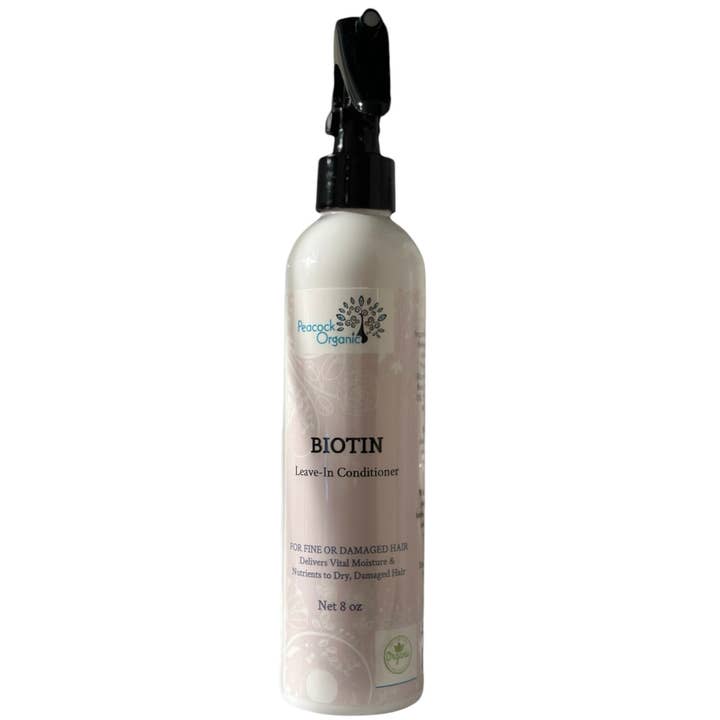 Biotin Leave-in Conditioner- Daily Detangling for wholesale by Peacock Organic