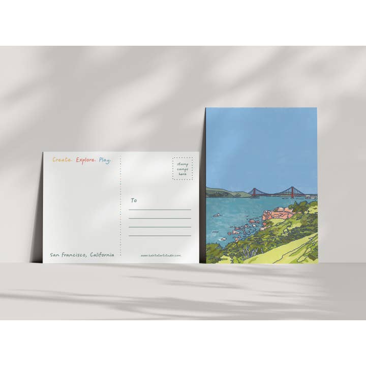 Habitat Art Studio - Wholesale Postcard - San Francisco | Postcard