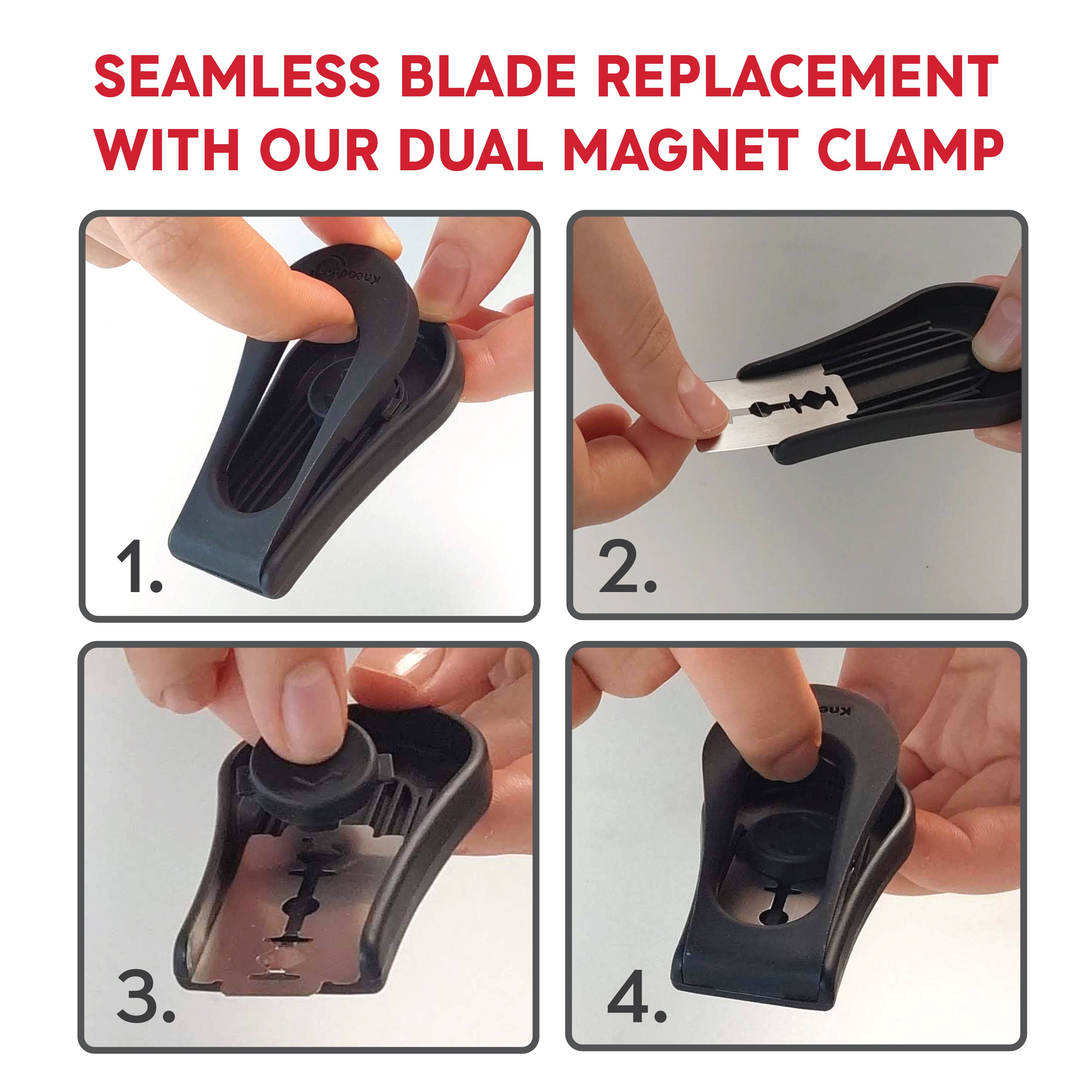 KneadAce - Vente Couteau de poche/étui - KneadAce® Lame à Pain Magnétique Extractible8