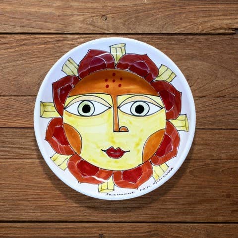 Ceramiche De Simone - Wholesale Dinner Plate - De Simone Plate for Giusina "A Sun of Pasta"3
