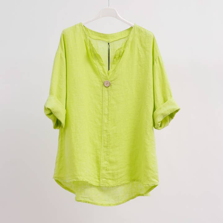 Cecile Wang - Vendita all'ingrosso Tunica - Donna - Tunica in lino con collo a V 173247