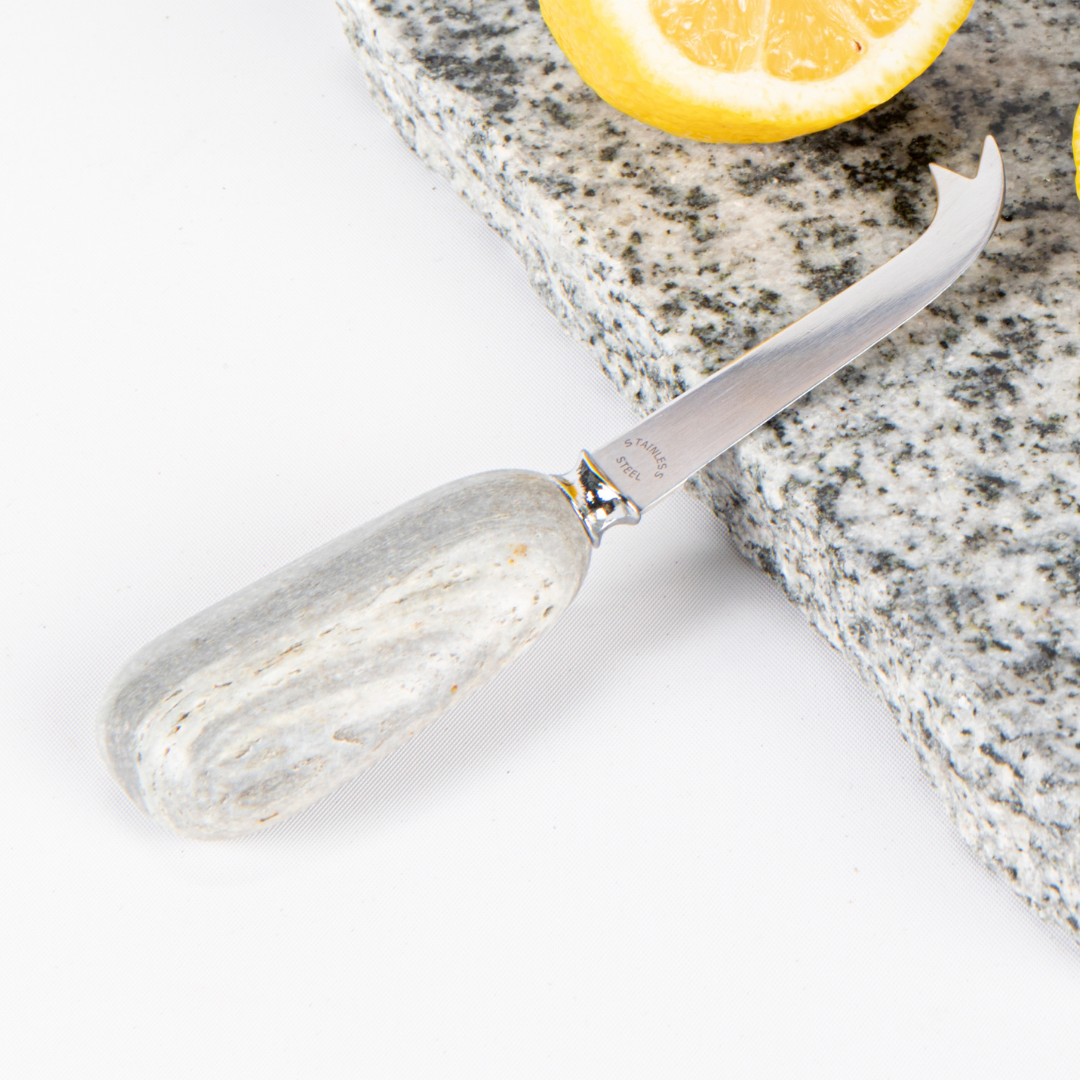 Funky Rock Designs - Wholesale Cheese Spreader - Stone Cheese Knife5