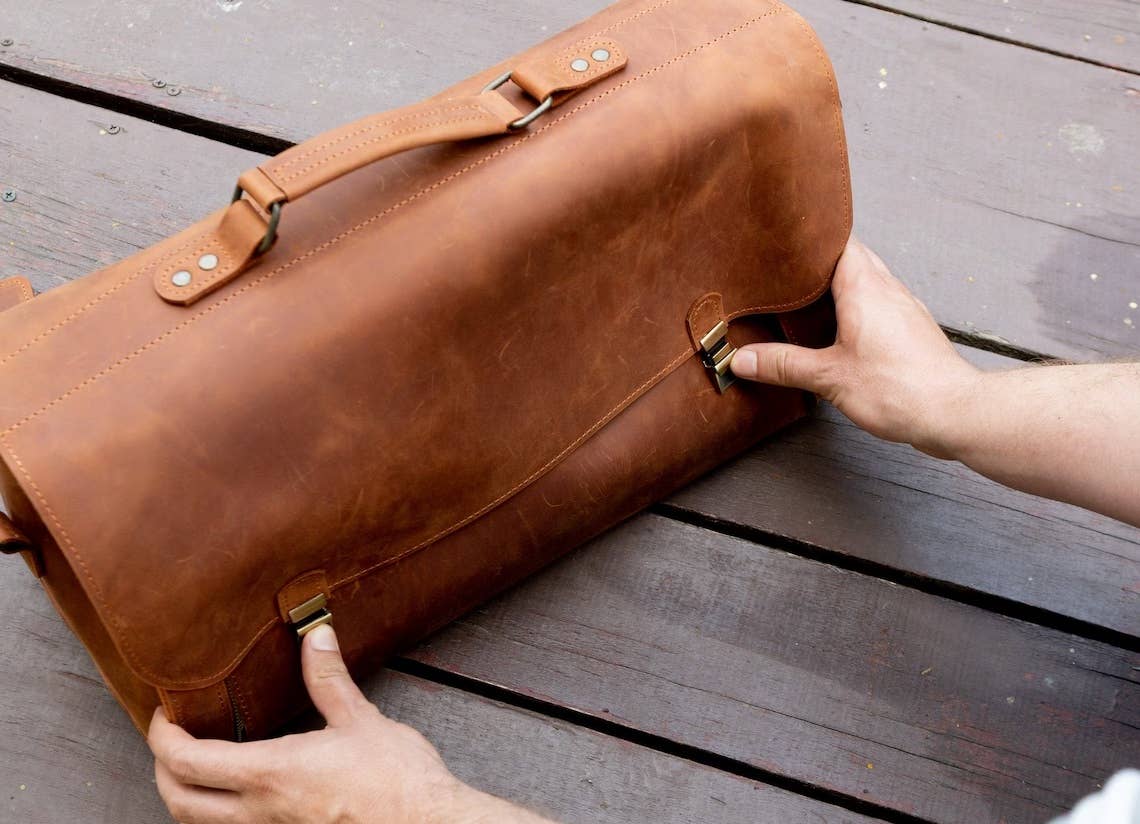 Pikore – wholesale Tool set – Leather Wrench Organizer Tool Set Bag3