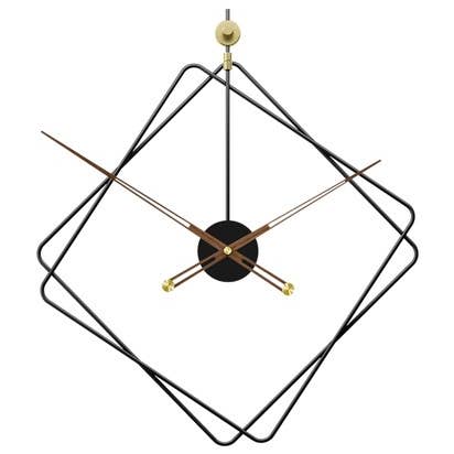 Iron Home Decoration Modern Design Mounted Wall Clock for wholesale by Peterson Housewares & Artwares