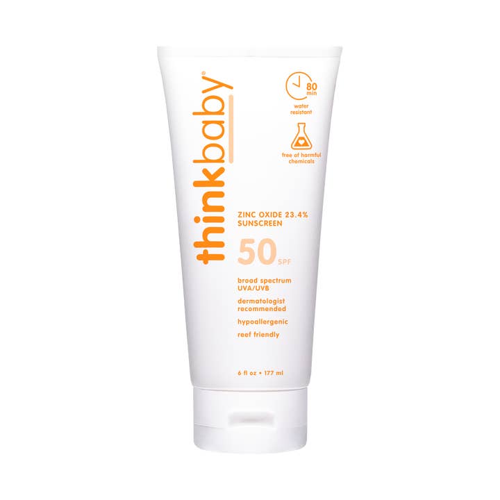 Think - Wholesale Sunscreen - Think Baby SPF 50 Sunscreen (6oz), EWG Rated #2